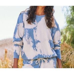 THE GREAT Cloud Wash College Sweatshirt sz 1 (Small)